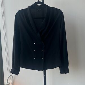 Vero Moda Black Double-Breasted Women's Top